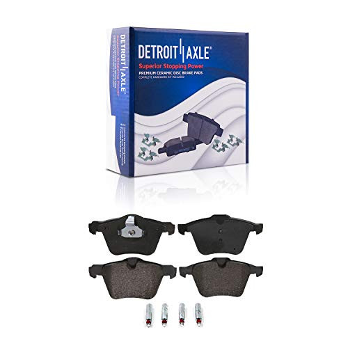 Detroit Axle - FRONT Ceramic Brake Pads w Hardware Kit for 316mm Rotor