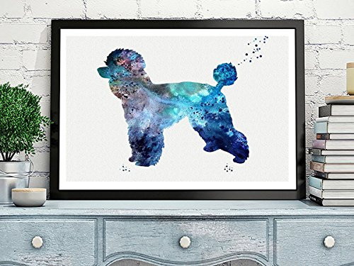 Poodle Watercolor Posters Art Prints Wall Decor Artworks Wall Art Dining Room Art Wall Hanging Kitchen Decor House Warming Gift