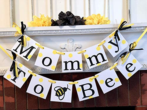 Mommy to Bee Banner What Will it Bee Baby Shower Decorations Bee Banner Gender Reveal Baby Shower