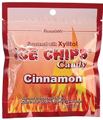Ice Chips Candy in Re-sealable Pouches  Cinnamon 12-Pack