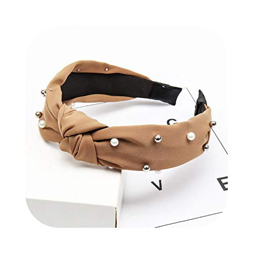 Solid Color Knot Headbands for Women Simple Fabric Girls Hairband Women Hair Accessories Wide Side Hair Band-32-