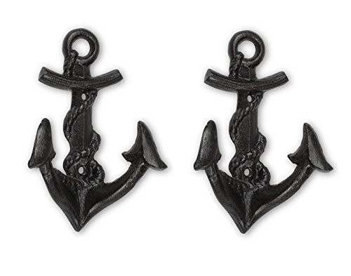Abbott - Rustic Anchor Wall Hook - Verdigris - set 2