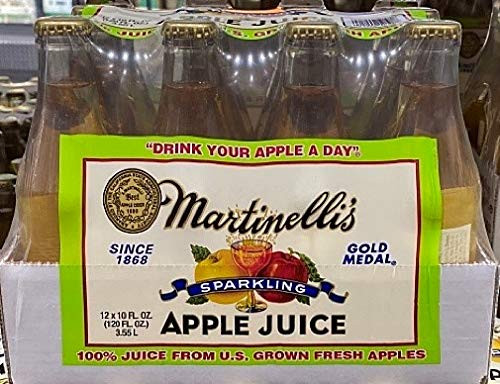 Martinellis 10 oz Sparkling Apple Juice  12 pack
