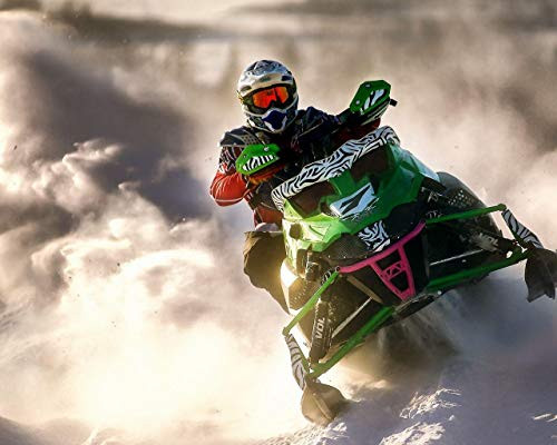 Paint by Number Kits Canvas DIY Oil Painting for Kids Students Adults Beginner with Brushes and Acrylic Pigment-Snowmobile Sports Racing Paint by Number Kits Canvas DIY Oil Painting for Kids Students Adults Beginner with Brushes and Acrylic Pigment-Snowmobile Sports Racing