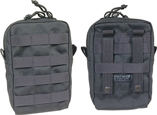 Fire Force Item  8901 MOLLE Vertical Utility Pouch Made in USA  Black