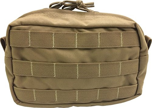 Fire Force Item 8902 MOLLE Horizontal Utility Pouch Made in USA  Coyote Brown