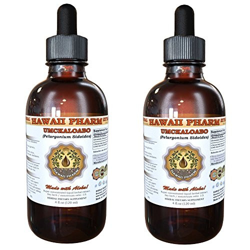 Umckaloabo Liquid Extract Umckaloabo  Pelargonium Sidoides  Dried Root Tincture Supplement 2x2 oz