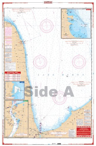 Waterproof Charts Standard Navigation 74 South Lake Huron  and  Saginaw Bay