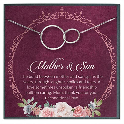 Mother Son Necklace Gifts for Mom Gifts from Son to My Mom Gifts for Mother Jewelry Gifts for Mothers Day Gifts for Mother of the Groom Gifts from Son Sterling Silver 925 Necklace Mother Son Necklace Gifts for Mom Gifts from Son to My Mom Gifts for Mother Jewelry Gifts for Mothers Day Gifts for Mother of the Groom Gifts from Son Sterling Silver 925 Necklace