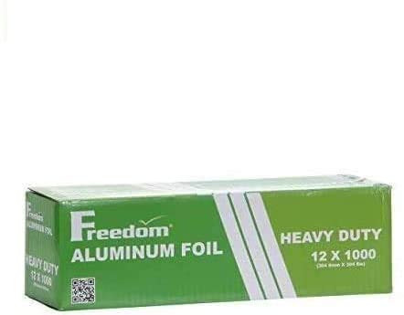 ROLLXY 12 inch  x 1000 Food Service Heavy-Duty Aluminum Foil Roll