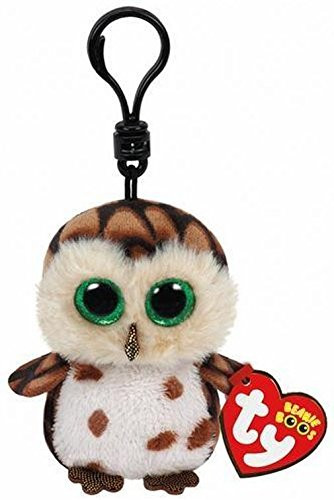 TY Beanie Boo Plush - Sammy the Owl Clip 3" Keychain