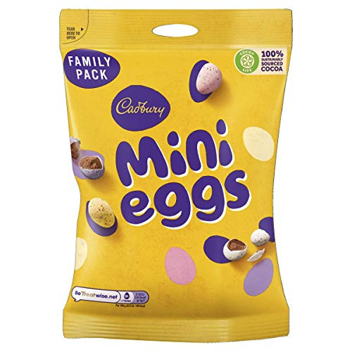Cadbury Easter Chocolate Mini Eggs Pouch 296g Pack of 3 Cadbury Easter Chocolate Mini Eggs Pouch 296g Pack of 3