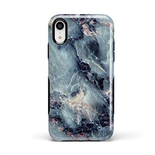 Casely iPhone XR Phone Case Blue Marble - 360 Degree Coverage for Your Phone - Precise Cutouts 1mm Raised Lip Camera Protection - Bold