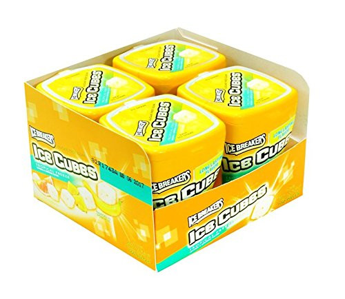 Product Of Ice Breakers Ice Cubes Gum Tropical - Bottle Count 4  40Pcs  - Gum   Grab Varieties  and  Flavors