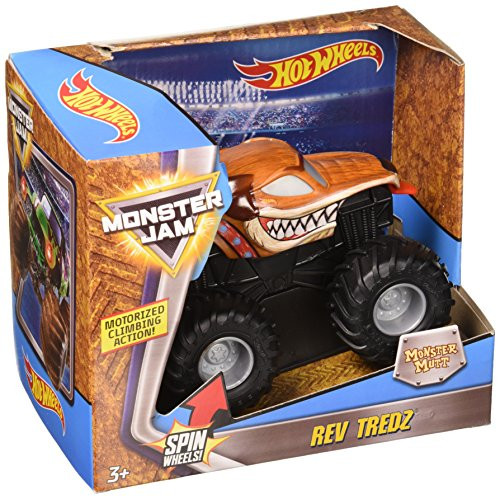 Hot Wheels Jam Rev Tredz Monster Mutt Brown Truck