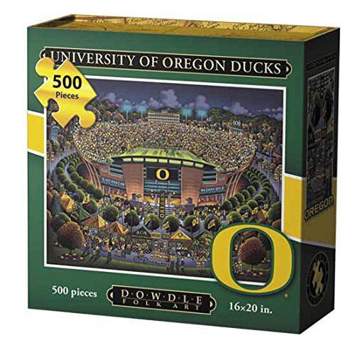 Dowdle Folk Art University of Oregon Ducks Jigsaw Puzzle (500 Piece) Dowdle Folk Art University of Oregon Ducks Jigsaw Puzzle (500 Piece)