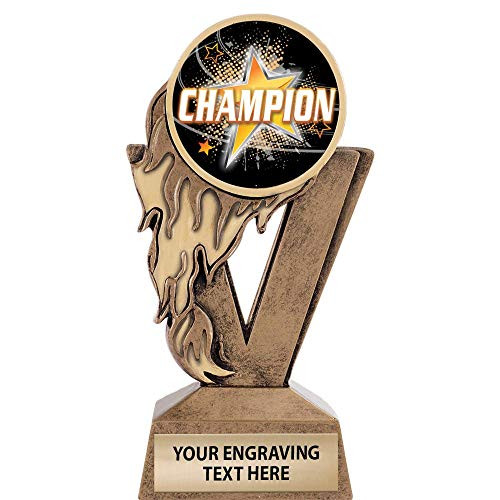 Crown Awards Gold Champion Trophies 6.25 inch H Custom Fireball Champion Trophy Crown Awards Gold Champion Trophies 6.25 inch H Custom Fireball Champion Trophy