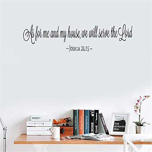 Iunant Removable Vinyl Wall Stickers Mural Decal Art Home Decor Bible As for Me and My House We Will Serve Lord for Living Room Bedroom Iunant Removable Vinyl Wall Stickers Mural Decal Art Home Decor Bible As for Me and My House We Will Serve Lord for Living Room Bedroom