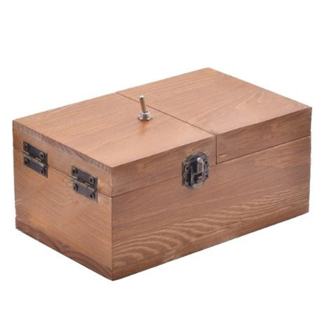 Turns Itself Off Useless Box Surprises Most Leave Me Alone Machine Fully Assembled in Real Wood by EASTBULL