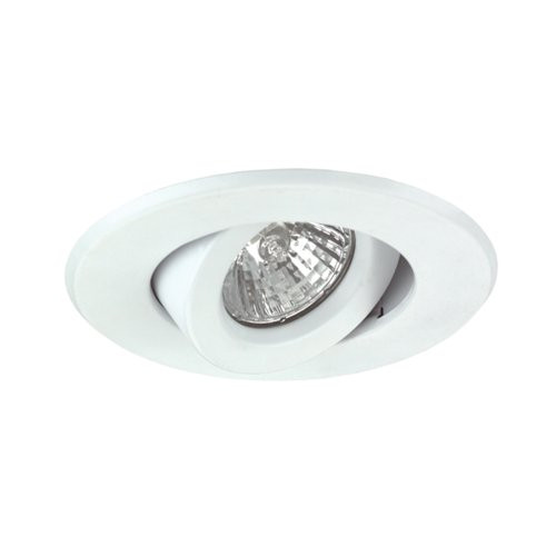 NICOR Lighting 4-Inch Gimbal Ring Trim for 4-Inch Housings, White (14558WH)