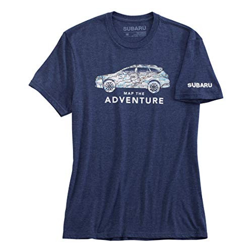 SUBARU Genuine Logo Map The Adventure Tee Shirt T Impreza STI WRX Forester Outback Ascent Legacy Crosstrek BRZ  Medium