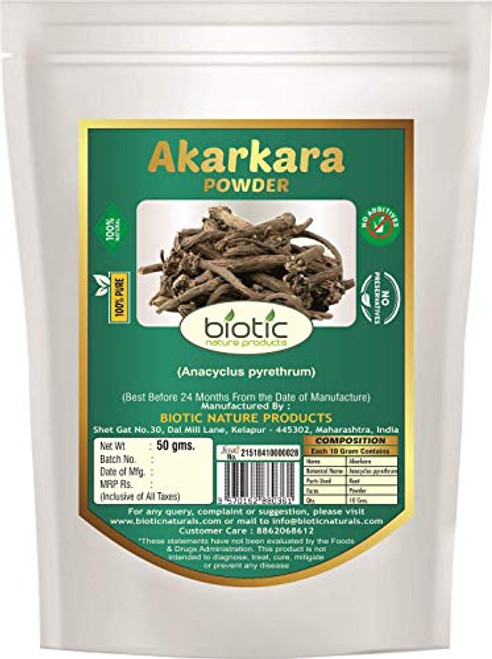 Whiterose Biotic Akarkara Root Powder Anacyclus Pyrethrum Pellitory Root 50g x 2 - 100g Whiterose Biotic Akarkara Root Powder Anacyclus Pyrethrum Pellitory Root 50g x 2 - 100g