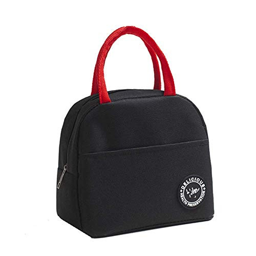 No Brand Lunch Bag for Women Men Waterproof Bento Food Bag Thermal Insulated Lunch Box Tote Cooler Bags Bento Pouch