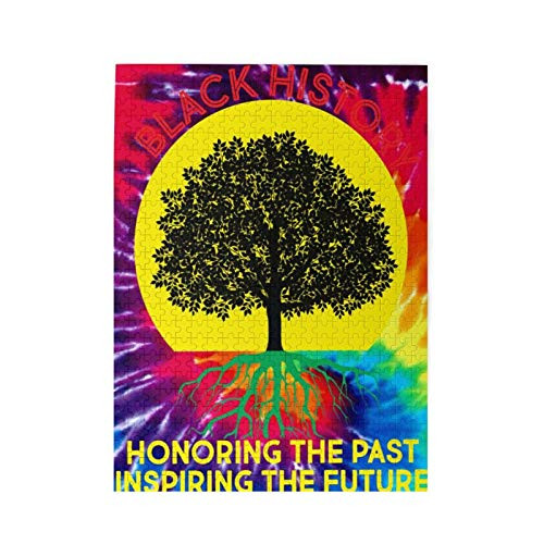 Jigsaw Puzzles Black History Roots Past and Future Large Wooden Puzzles for Adults 500 Piece
