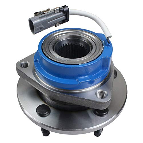 MACEL 513121 Front Wheel Hub Bearing Assembly Compatible with Chevy Impala Monte Carlo Cadillac DTS Eldorado Seville Buick Century Pontiac Grand Prix Bonneville 5 Lug W ABS