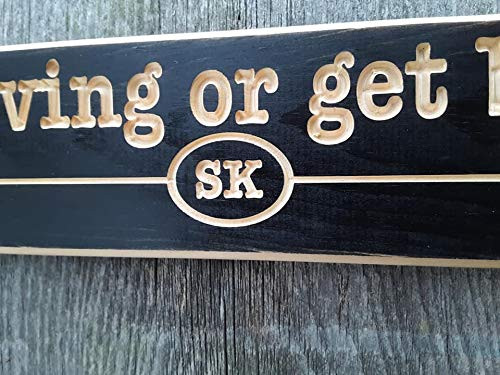 FREE SHIPPING Carved Letter Get Busy Living Or Get Busy Dying Stephen King Shawshank Redemption Quote sign