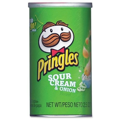 KEB84560 - Pringles Onion Grab Go Potato Crisps