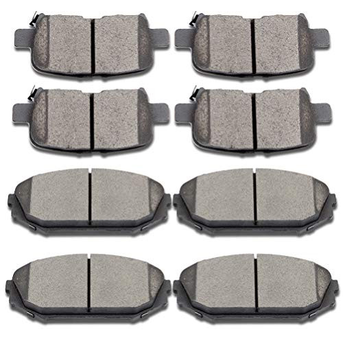 SCITOO Ceramic Front Rear Disc Brake Pad Set fit for 2001-2002 for Acura MDX 2002-2004 for Honda Odyssey SCITOO Ceramic Front Rear Disc Brake Pad Set fit for 2001-2002 for Acura MDX 2002-2004 for Honda Odyssey