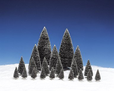 Lemax Village Accessory Assorted Pine Trees
