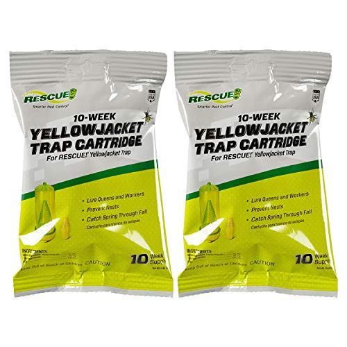 RESCUE Yellowjacket Attractant Cartridge 10 Week Supply for RESCUE Reusable Yellowjacket Traps - 2 Pack RESCUE Yellowjacket Attractant Cartridge 10 Week Supply for RESCUE Reusable Yellowjacket Traps - 2 Pack