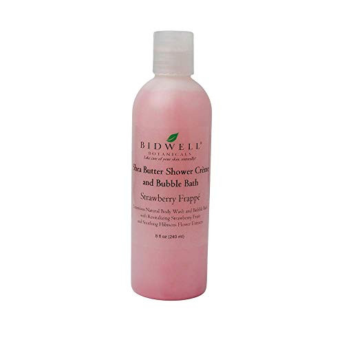 Strawberry Frappe Shea Butter Shower Crème Body Wash and Bubble Bath