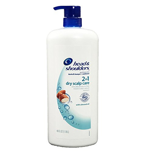 Head  and  Shoulders 2-in-1 Shampoo  and  Conditioner Dry Scalp Care with Almond Oil 40 fl. oz