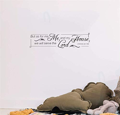 chaded Wall World map Sticker Room Wall Stickers Quotes As for Me and My House We Will Serve The Lord