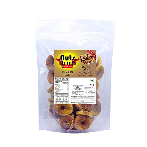 Nuts Buddy Afghan Fig 400g   14.10 OZ  Imported Anjeer Pouch