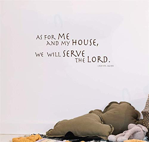 chaded Wall World map Sticker Wall Decor Stickers for Living Room As for Me and My House We Will Serve The Lord