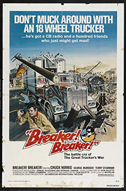 CLARAESYMUTA Breaker Breaker Movie Poster 1977 Chuck Norris Grindhouse Poster Wall Art Home Decor Gifts for Lovers Painting CLARAESYMUTA Breaker Breaker Movie Poster 1977 Chuck Norris Grindhouse Poster Wall Art Home Decor Gifts for Lovers Painting