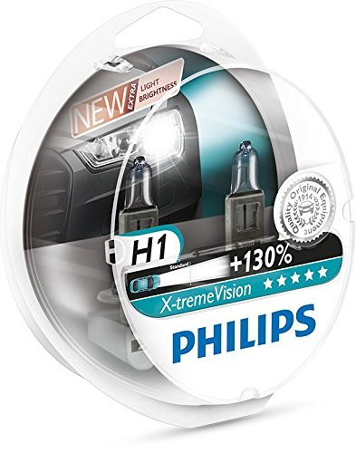 Philips X-treme Vision up to 130% Headlight Bulbs H1 55W
