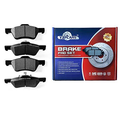 YXPCARS Front Ceramic Brake Pads for FORD ESCAPE 2008 - 2010 MAZDA TRIBUTE 2005 - 2011 MERCURY MARINER 2005 - 2010
