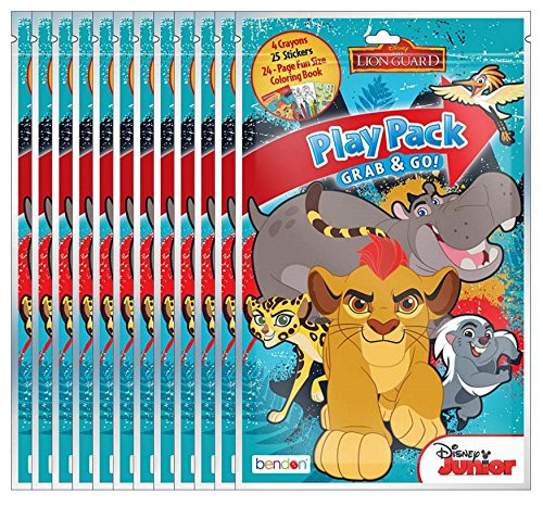 Disney Junior The Lion Guard Grab and Go Play Packs (Pack of 12)
