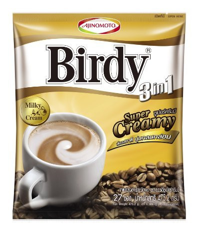 Birdy 3 in 1 Super Creamy Coffee Mix  27 Pouches of Package