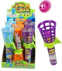 Kidsmania Pop  and  Catch With Lollipop Count 12  0.39 oz  - Sugar Candy   Grab Varieties  and  Flavors