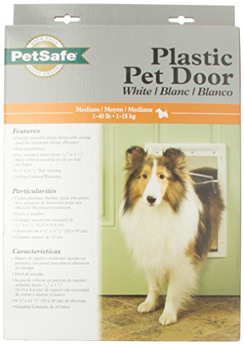 PetSafe Plastic Pet Door Medium White HPA11-10967