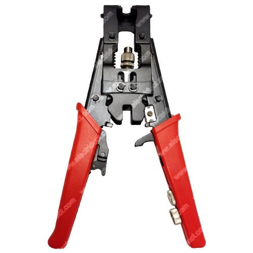 BNC/RCA/F-type Coax Adjustable Compression Tool