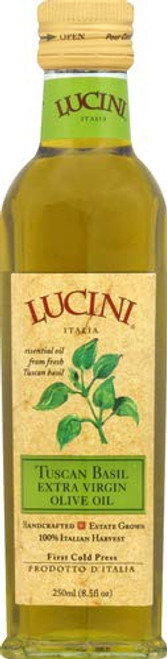 Lucini Garden Basil Extra Virgin Olive Oil 8.5 Fl Oz