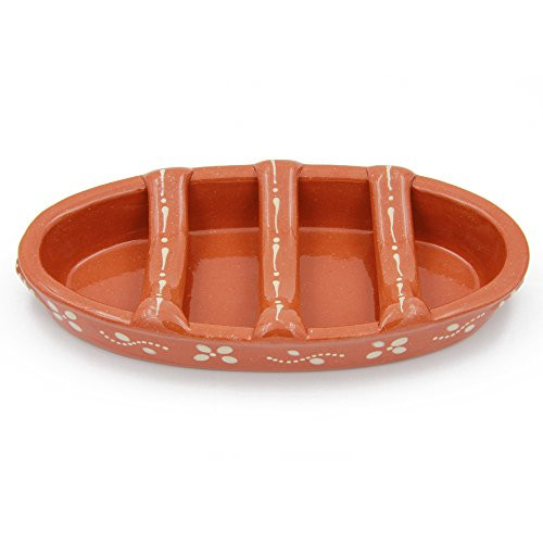 Traditional Portuguese Clay Terracotta Sausage Roaster  N. 2 Medium