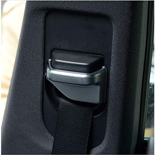 ABS Car Safety Belt Decoration Cover Tirm For Mercedes Benz B200 B CLA GLA Class 2015-2017 Car Accessories  Silver